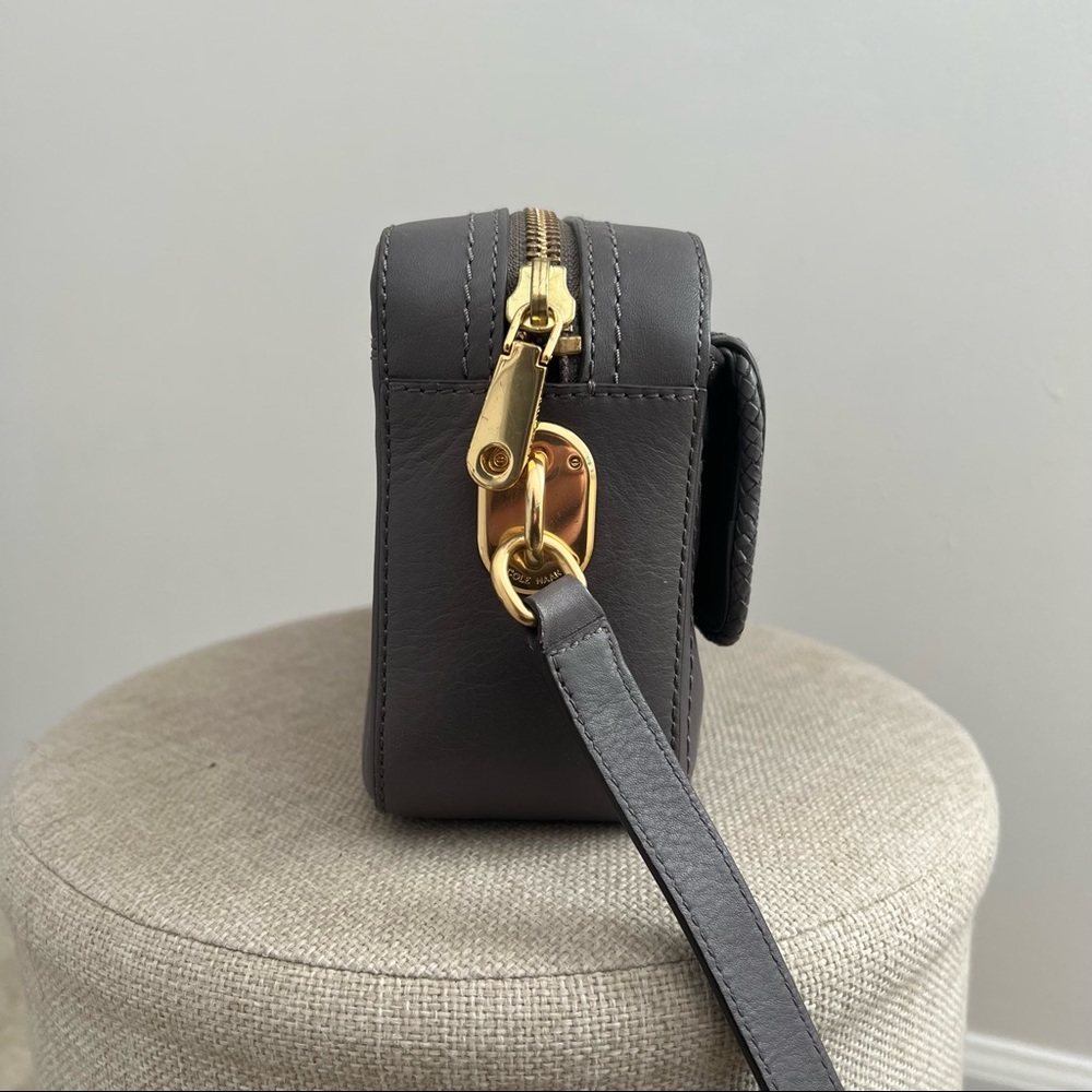 Cole Haan Benson Gray Camera Bag Crossbody Gem